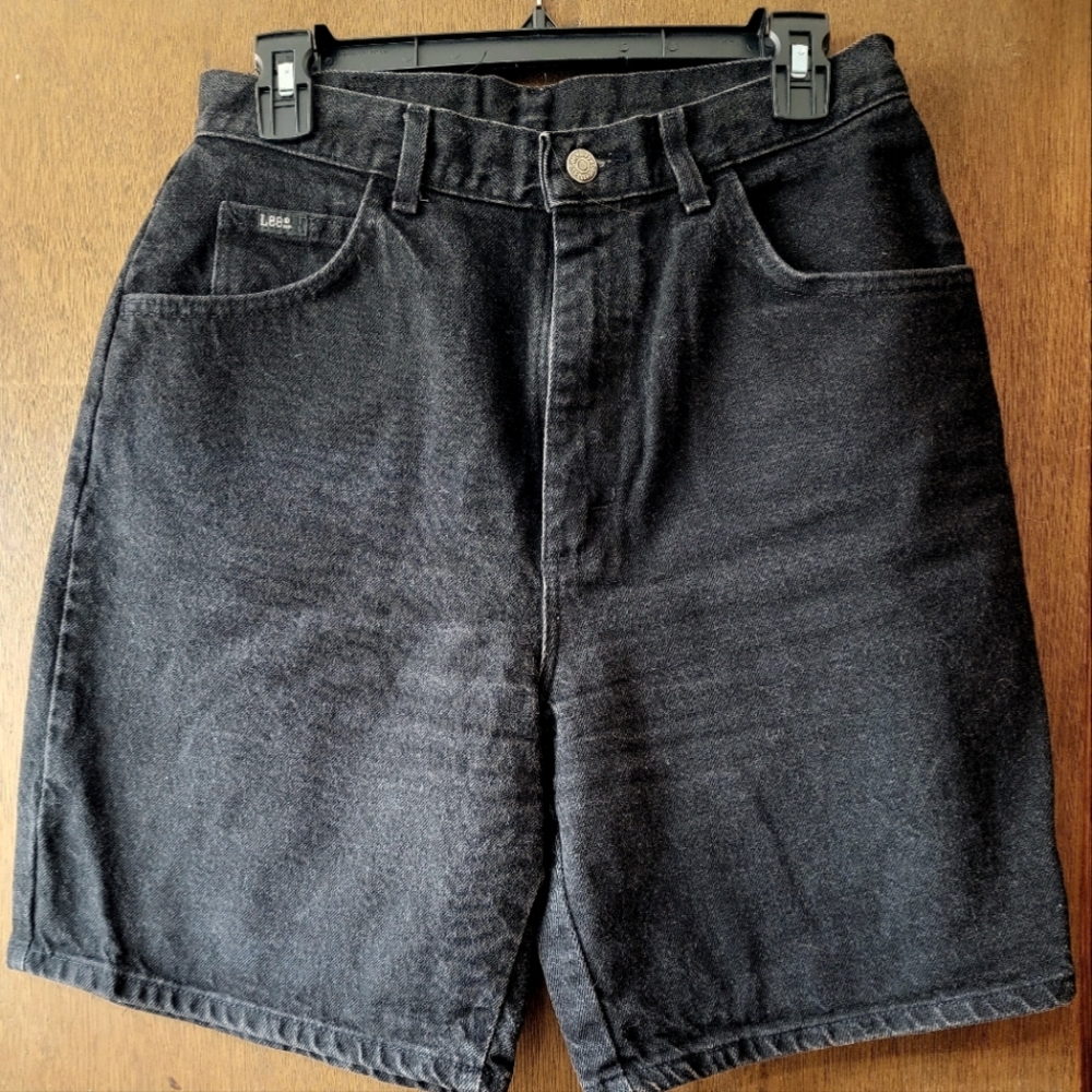 COPY - Lee black denim shorts